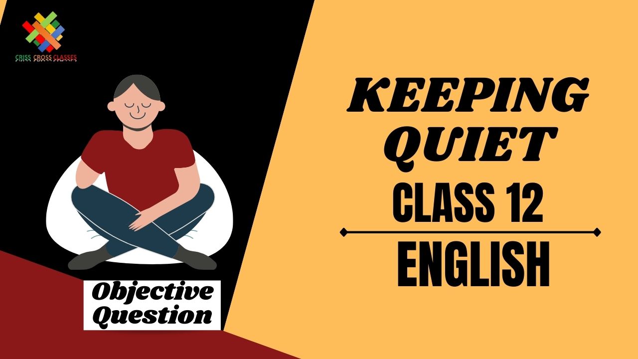 Class 12 English objective Questions in English